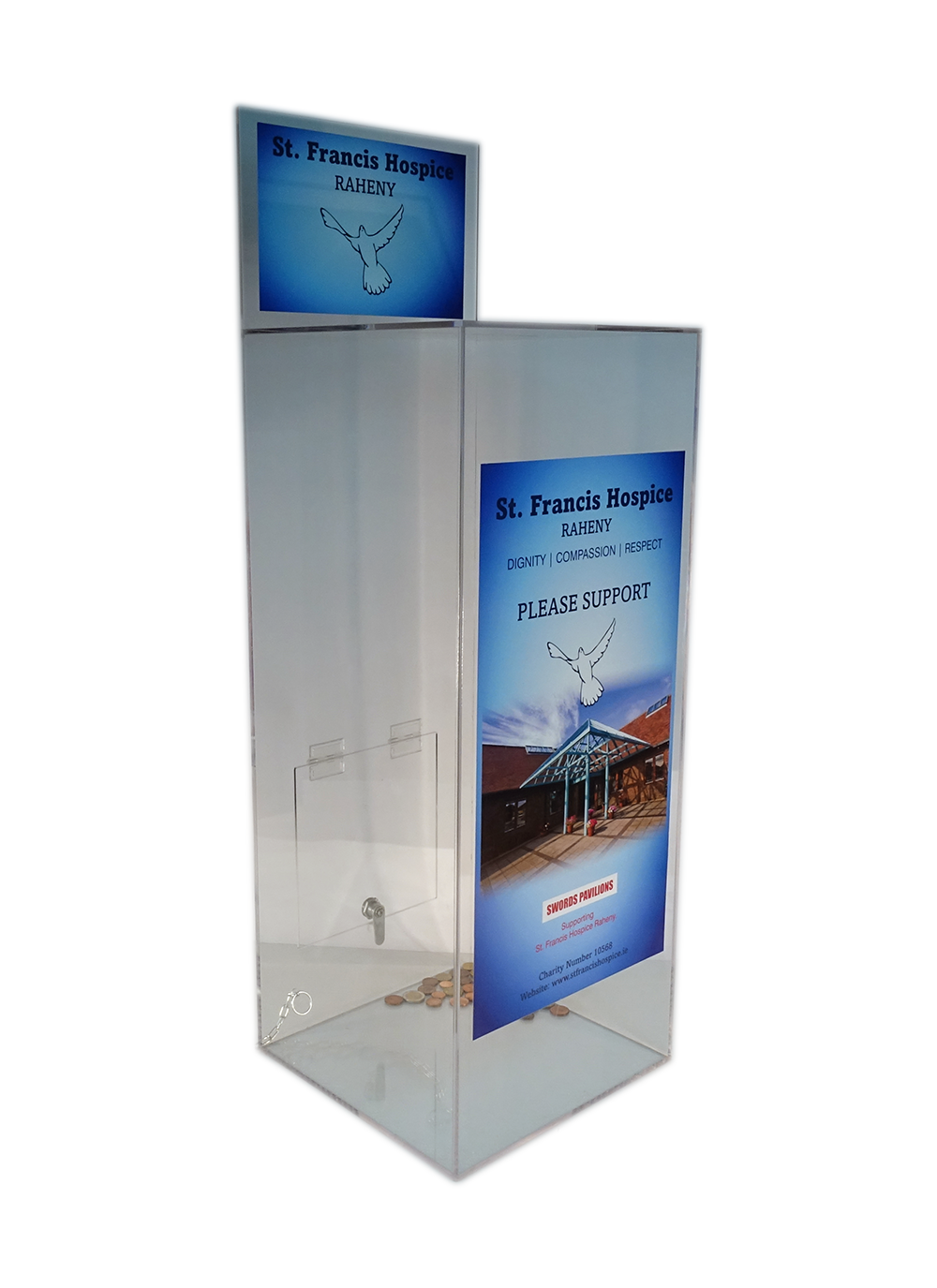 Basic Floor Standing Charity Unit